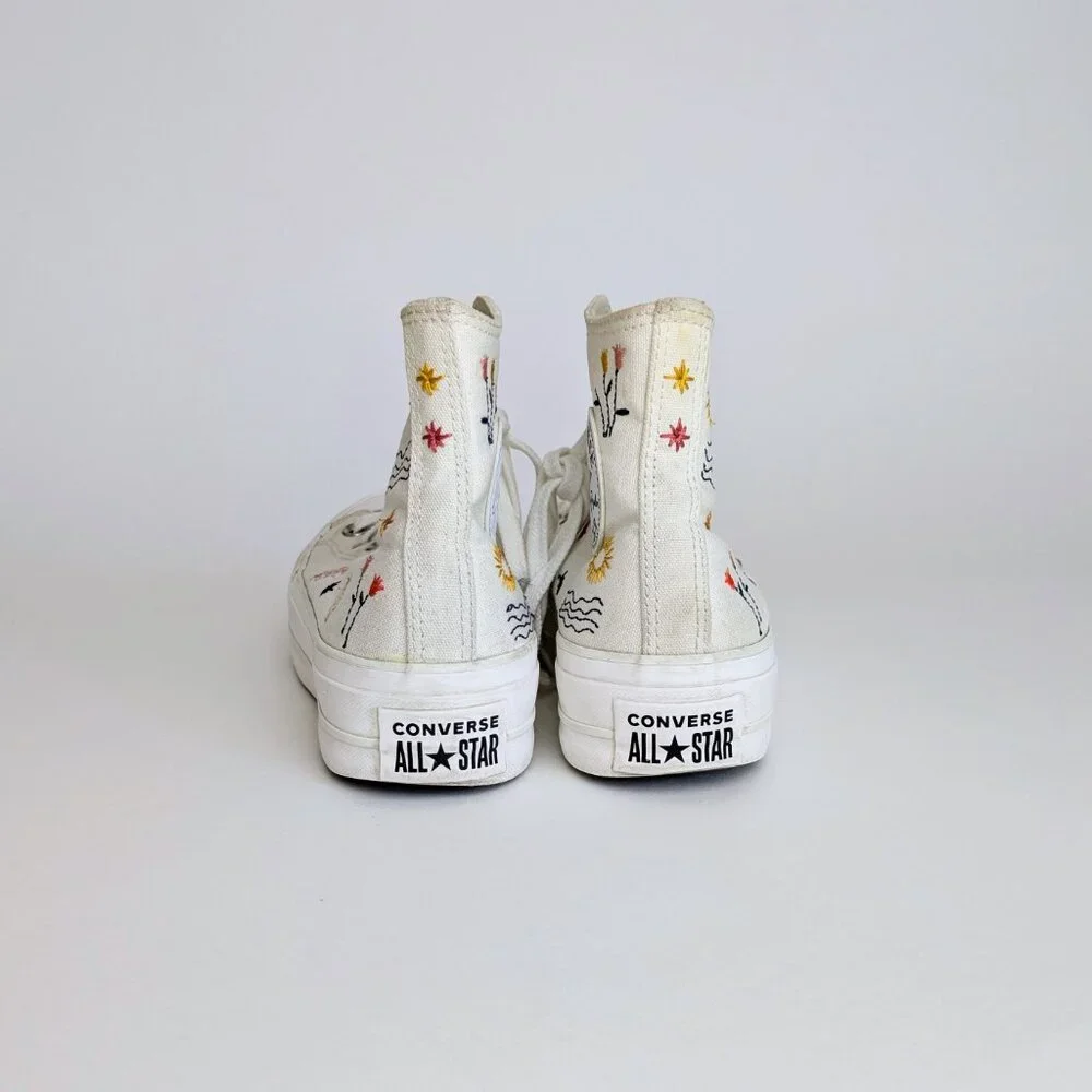 Converse Chuck Taylor All Star Lift Platform Embroidered size : 6.5 - Picture 7 of 9